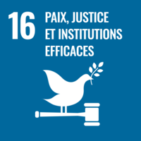 16. Paix, justice et institutions solides 